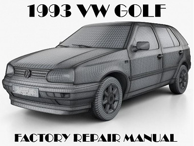 1993 Volkswagen Golf repair manual