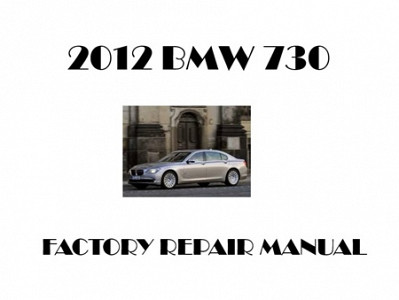 2012 BMW 730 repair manual