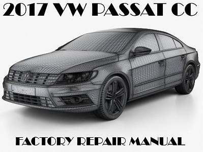 2017 Volkswagen Passat CC repair manual