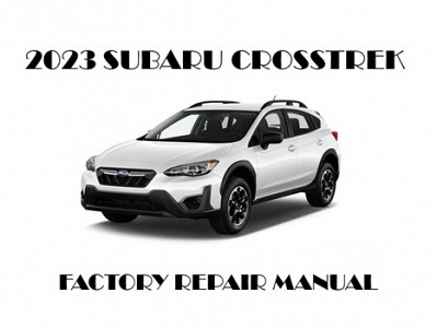 2023 Subaru Crosstrek Hybrid repair manual
