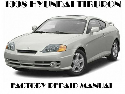 1998 Hyundai Tiburon repair manual