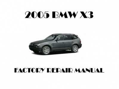 2005 BMW X3 repair manual