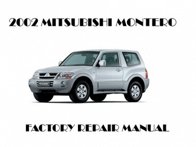 2002 Mitsubishi Montero repair manual