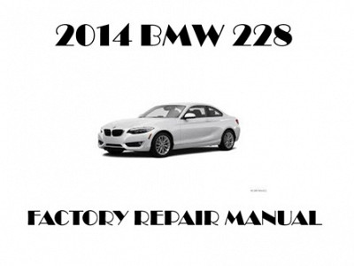 2014 BMW 228 repair manual