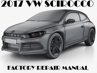 2017 Volkswagen Scirocco repair manual