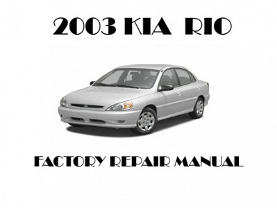 2003 Kia Rio repair manual