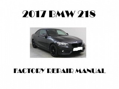 2017 BMW 218 repair manual