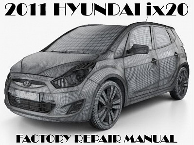 2011 Hyundai IX20 repair manual