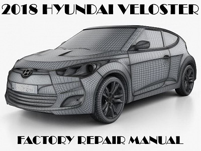 2018 Hyundai Veloster repair manual