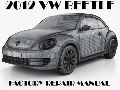 2012 Volkswagen Beetle repair manual