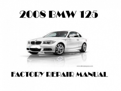 2008 BMW 125 repair manual