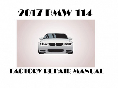 2017 BMW 114 repair manual