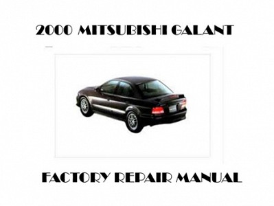 2000 Mitsubishi Galant repair manual