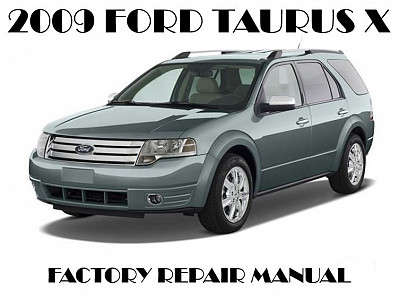 2009 Ford Taurus X repair manual