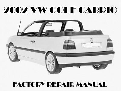 2002 Volkswagen Golf Cabriolet repair manual