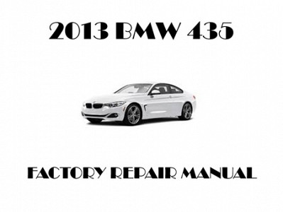 2013 BMW 435 repair manual