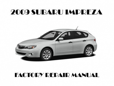 2009 Subaru Impreza repair manual
