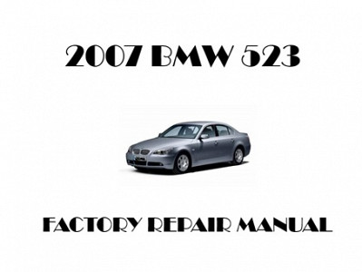 2007 BMW 523 repair manual