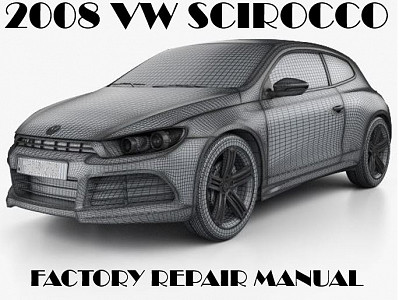 2008 Volkswagen Scirocco repair manual