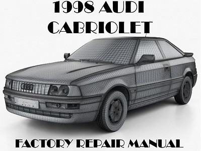1998 Audi Cabriolet repair manual