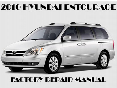 2010 Hyundai Entourage repair manual