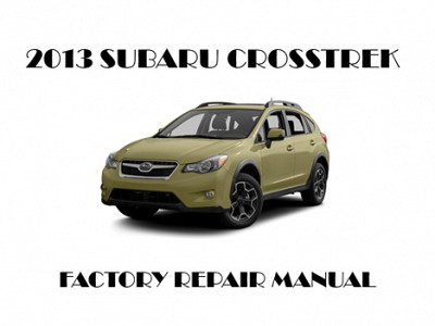 2013 Subaru Crosstrek repair manual