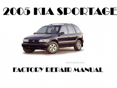 2005 Kia Sportage repair manual