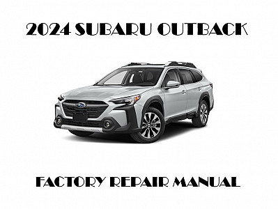 2024 Subaru Outback repair manual