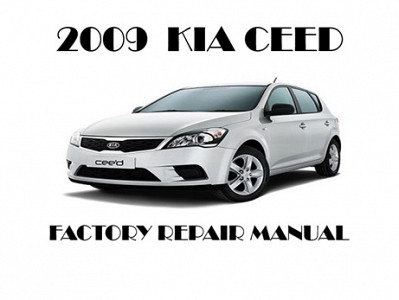 2009 Kia Ceed repair manual