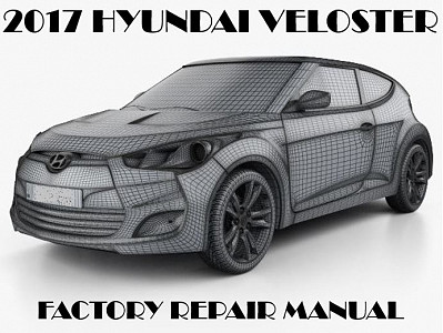 2017 Hyundai Veloster repair manual