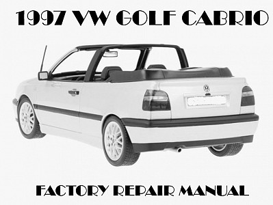 1997 Volkswagen Golf Cabriolet repair manual