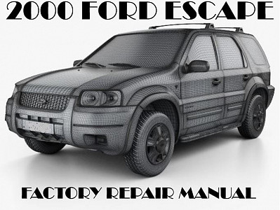 2000 Ford Escape repair manual