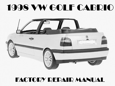 1998 Volkswagen Golf Cabriolet repair manual