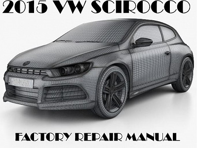 2015 Volkswagen Scirocco repair manual