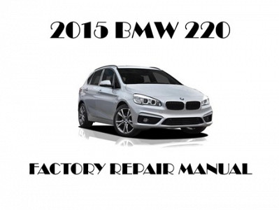 2015 BMW 220 repair manual