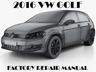 2016 Volkswagen Golf repair manual