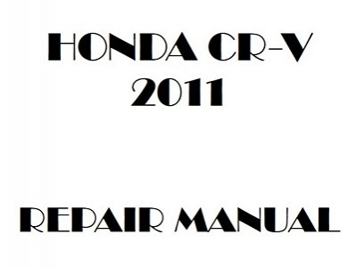 2011 Honda CR-V repair manual
