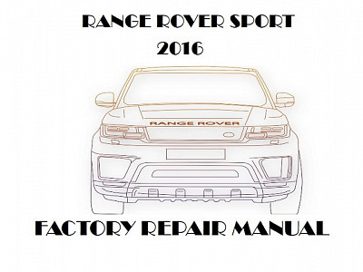 2016 Range Rover Sport L494 repair manual downloader