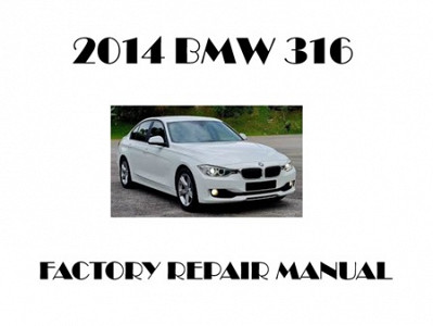 2014 BMW 316 repair manual