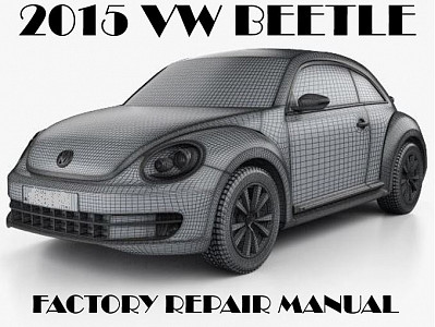 2015 Volkswagen Beetle repair manual