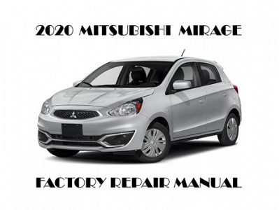 2020 Mitsubishi Mirage repair manual