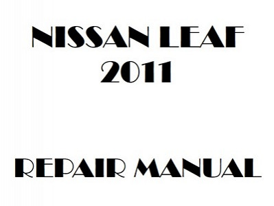 2011 Nissan Leaf repair manual