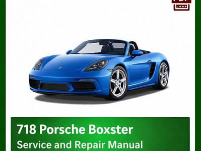 PORSCHE 718 Boxster Workshop Manual