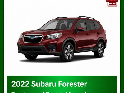 2022 Subaru Forester repair manual