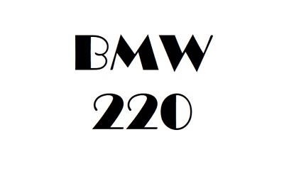 BMW 220 Workshop Manual