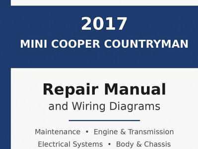 2017 Mini Cooper Countryman repair manual