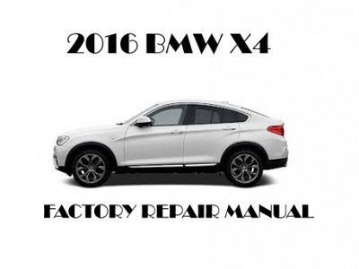 2016 BMW X4 repair manual