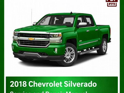 2018 Chevrolet Silverado repair manual