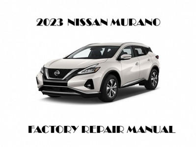 2023 Nissan Murano repair manual