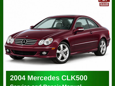 2004 Mercedes CLK500 repair manual